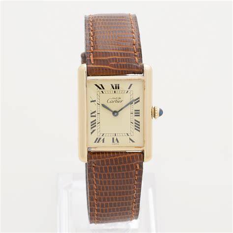 cartier tank manual wind|cartier tank watch history.